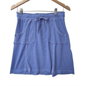Fresh Produce Mini‎ Skirt Womens XS Purple Drawstring Waist Pockets Casual Beach